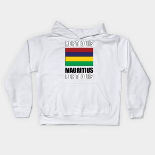 Flag of Mauritius Kids Hoodie